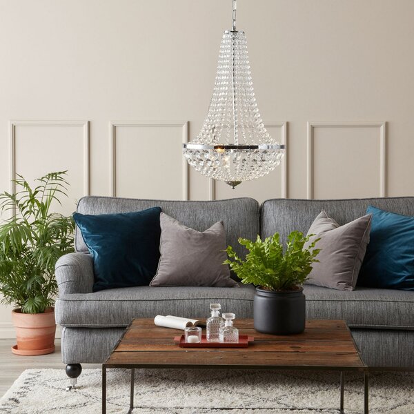 Lustre Markslöjd, Gränsö, stmievateľné, Transparentná, Kúpeľňa, Krištáľ