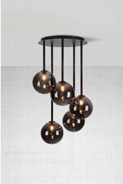 Stropné Lampa Markslöjd, Čierna, Obývacia izba, Kov
