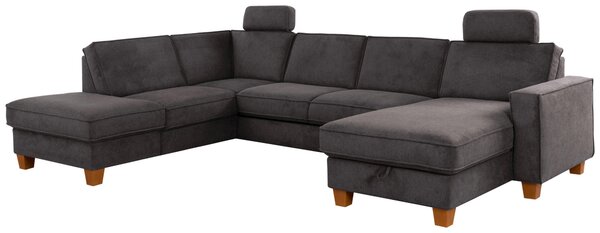 SEDACIA SÚPRAVA, textil, tmavosivá Sit & More - Sedačky, Online Only