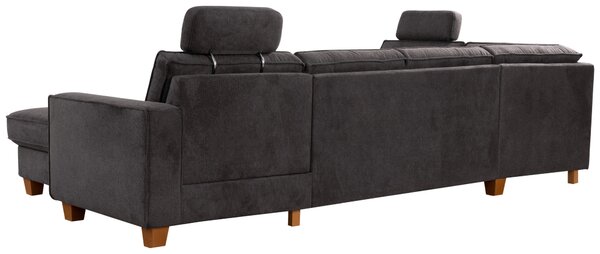 SEDACIA SÚPRAVA, textil, tmavosivá Sit & More - Sedačky, Online Only