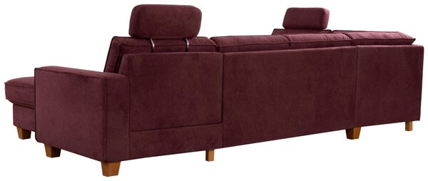 SEDACIA SÚPRAVA, textil, tmavočervená Sit & More - Sedačky, Online Only