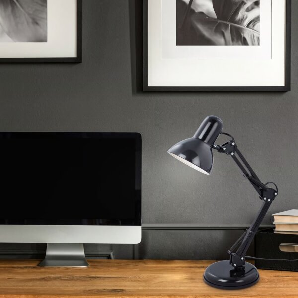 Stolná lampa 1xE14/25W/230V čierna