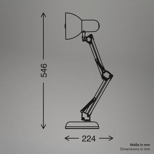 Brilo - Stolová lampa PIXA 1xE14/25W/230V béžová