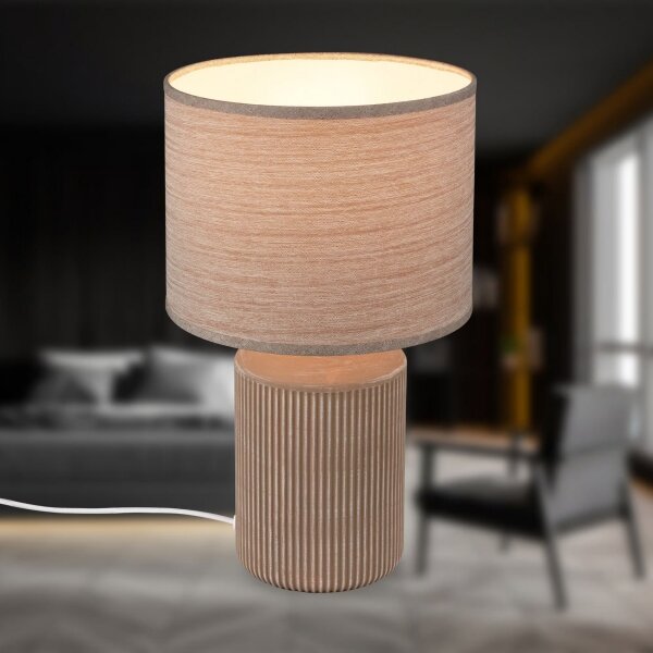 Brilo - Stolná lampa INO 1xE14/10W/230V hnedá