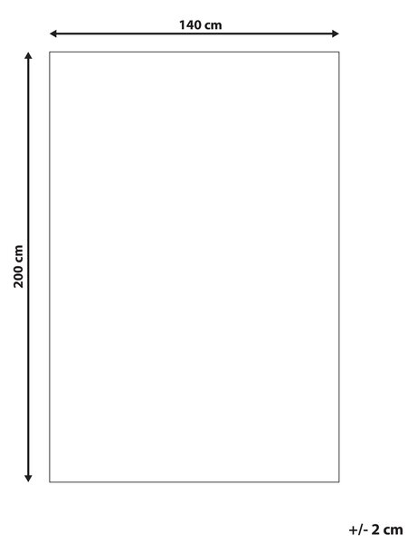 Detský koberec svetlobéžový bavlnený 140 x 200 cm obdĺžnikový tvar geometrický vzor so strapcami moderný štýl detská izba