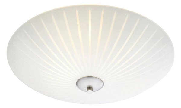 Stropné Lampa Markslöjd, Cut, stmievateľné, Biela, Obývacia izba, Sklo