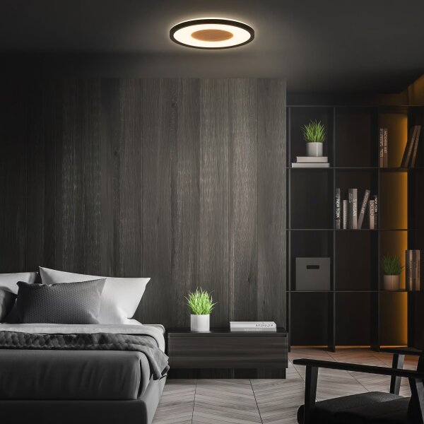 Brilo - LED stropné svietidlo SUFIT WOOD LED/18W/230V 3000K pr. 29 cm
