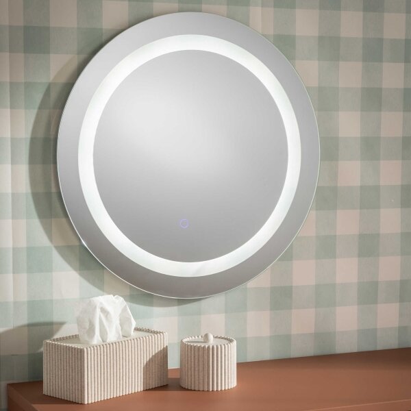 Zuma Line D2338-60-LED stmievateľné kúpeľňové zrkadlo 36W/230V 3000/4000/6000K pr.60 cm IP44