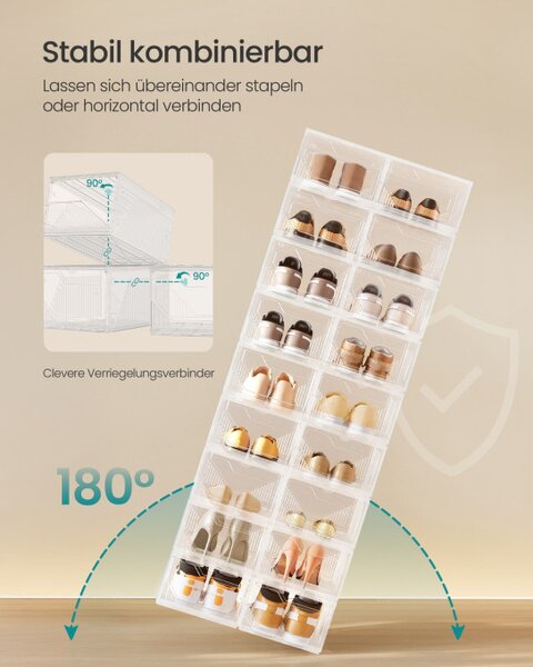 Úložné boxy LSP806WH01 (6 ks)