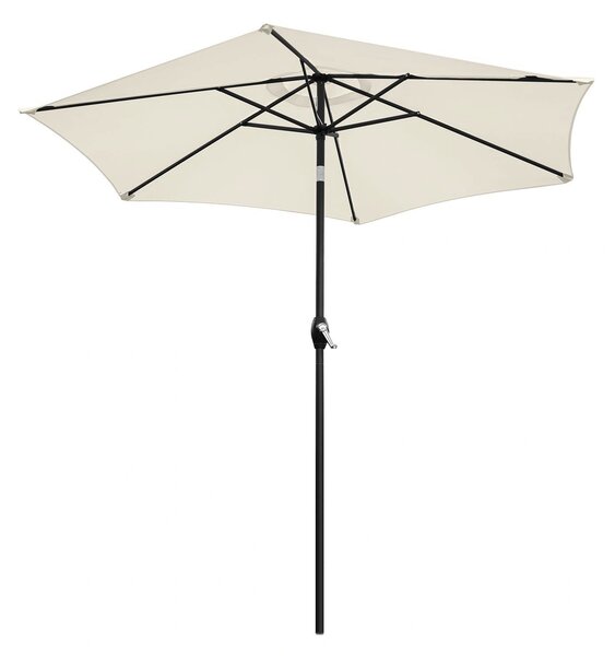 LONGWELL INDUSTRIAL LTD Skladací záhradný slnečník 210 cm - béžový