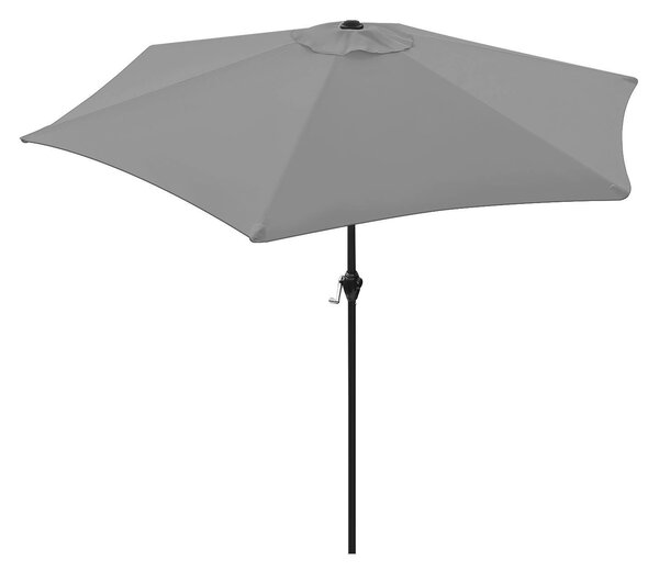 LONGWELL INDUSTRIAL LTD Skladací záhradný slnečník 210 cm - šedý