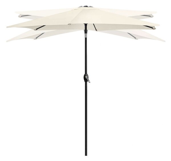 LONGWELL INDUSTRIAL LTD Skladací záhradný slnečník 210 cm - béžový