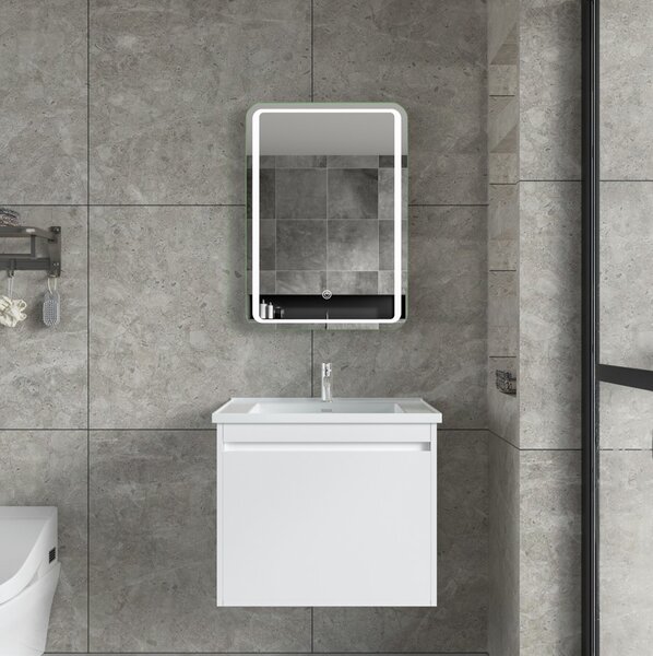 Erga Mia, LED zrkadlo 50x70cm, 1840 lm, 6500K, predné/zadné osvetlenie, ERG-V01-117-5070-00