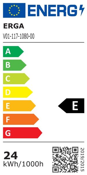 Erga Mia, LED zrkadlo 100x80cm, 2760 lm, 6500K, predné/zadné osvetlenie, ERG-V01-117-1080-00