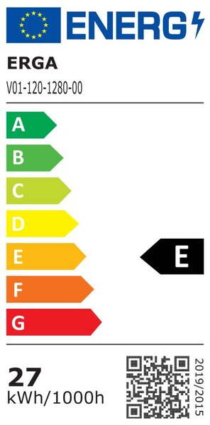 Erga Ava, LED zrkadlo 120x80cm, 3105 lm, 6500K, predné/zadné osvetlenie, ERG-V01-120-1280-00