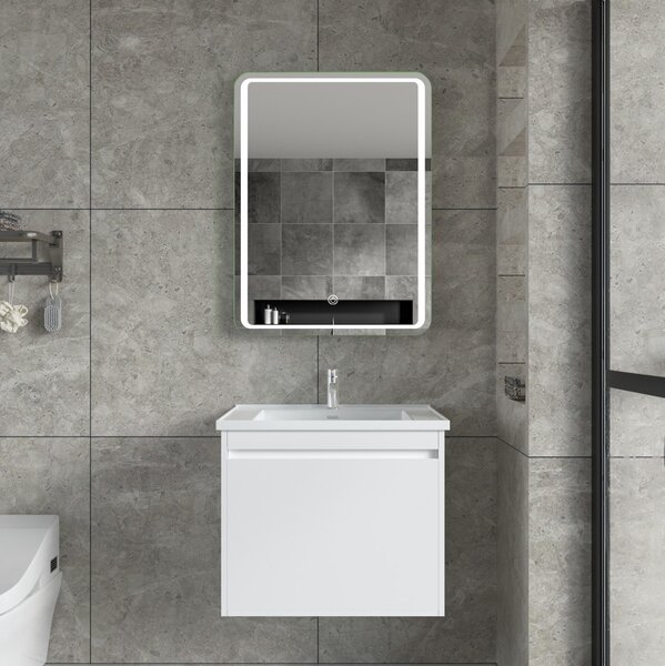 Erga Mia, LED zrkadlo 60x80cm, 2185 lm, 6500K, predné/zadné osvetlenie, ERG-V01-117-6080-00