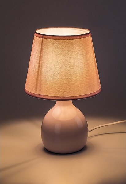 Rabalux 74078 - Stolná lampa INGRID 1xE14/40W/230V ružová