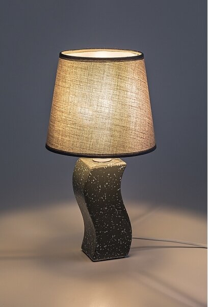 Rabalux 74073 - Stolná lampa DAYAMI 1xE14/40W/230V sivá