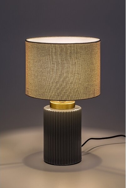 Rabalux 74045 - Stolná lampa GLOVY 1xE14/40W/230V sivá