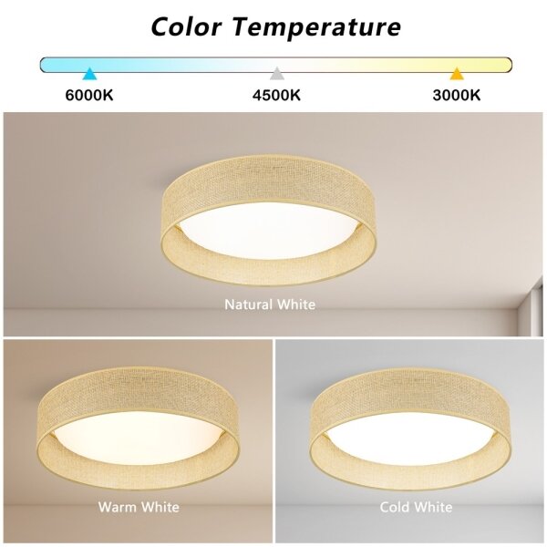Immax NEO 07289L - LED+CCT stmievateľné stropné svietidlo LONA 36W/230V pr. 45,5 cm + DO