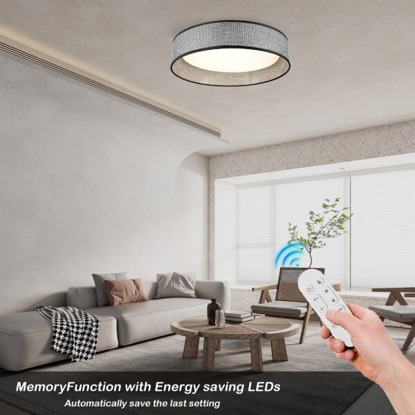 Immax NEO 07287L - LED+CCT stmievateľné stropné svietidlo LONA 36W/230V priemer 45,5 cm + diaľkový ovládač