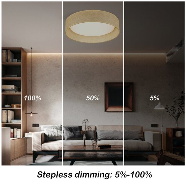 Immax NEO 07289L - LED+CCT stmievateľné stropné svietidlo LONA 36W/230V pr. 45,5 cm + DO