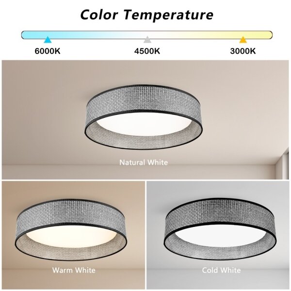 Immax NEO 07287L - LED+CCT stmievateľné stropné svietidlo LONA 36W/230V priemer 45,5 cm + diaľkový ovládač