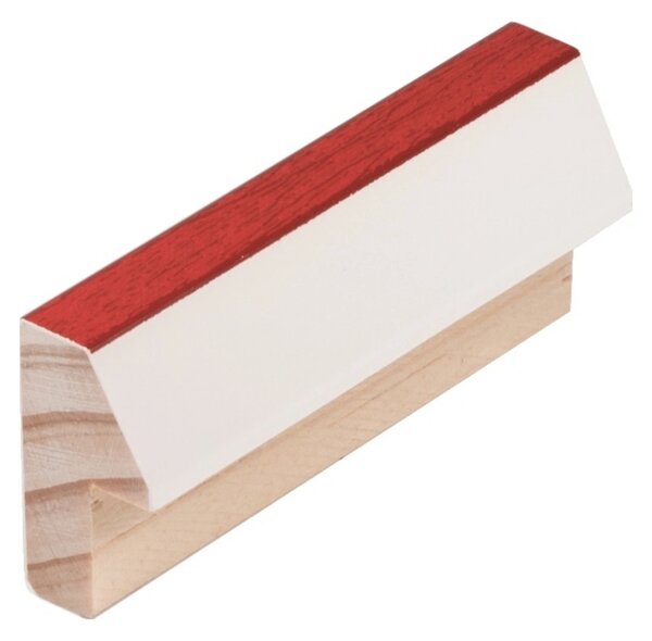 DANTIK rám na obraz 20x30 | EVOQUE červená (Sklo Čiré)