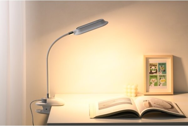 Immax 08997L - LED+CCT stmievateľná stolná lampa s klipom CLIP 7,5W/230V biela