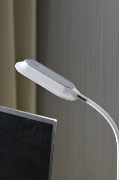Immax 08997L - LED+CCT stmievateľná stolná lampa s klipom CLIP 7,5W/230V biela