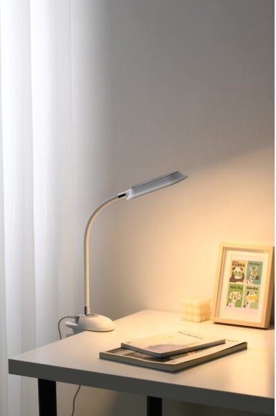 Immax 08997L - LED+CCT stmievateľná stolná lampa s klipom CLIP 7,5W/230V biela