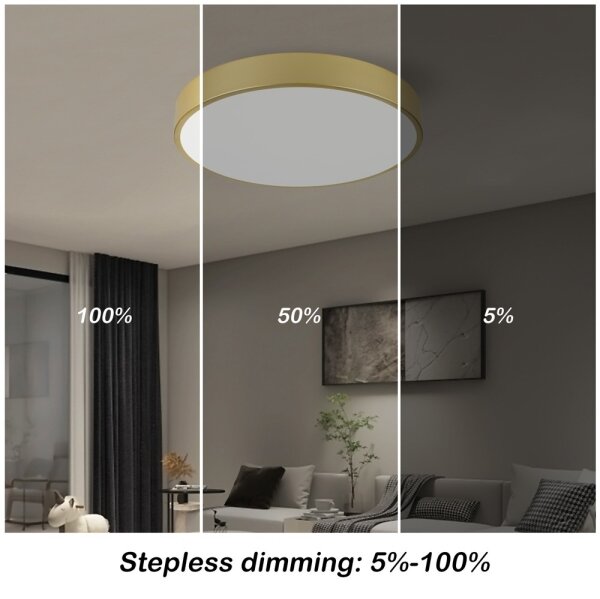 Immax NEO 07292L - LED+CCT stmievateľné stropné svietidlo SEMPLICI 36W/230V pr. 40 cm+DO