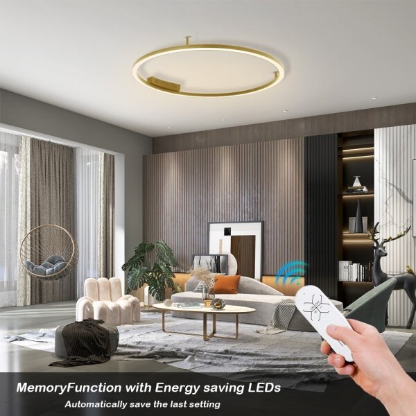 Immax NEO 07291-80G - LED+CCT stmievateľné stropné svietidlo FINO 55W/230V Tuya priemer 80 cm s diaľkovým ovládaním