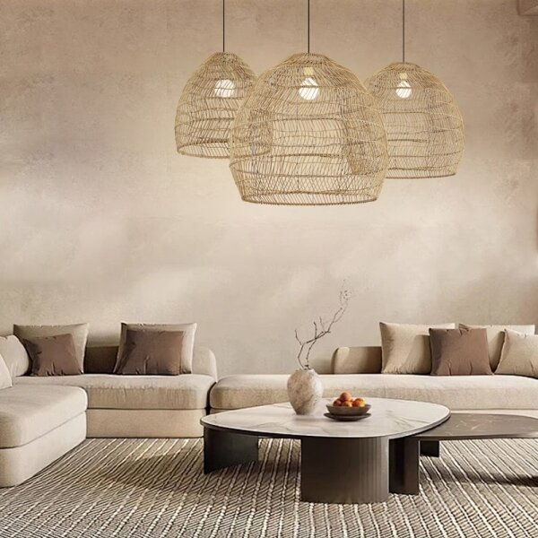 Immax 08261L - Závesný luster na lanku BOHO DELICADO 1xE27/40W/230V pr. 60 cm