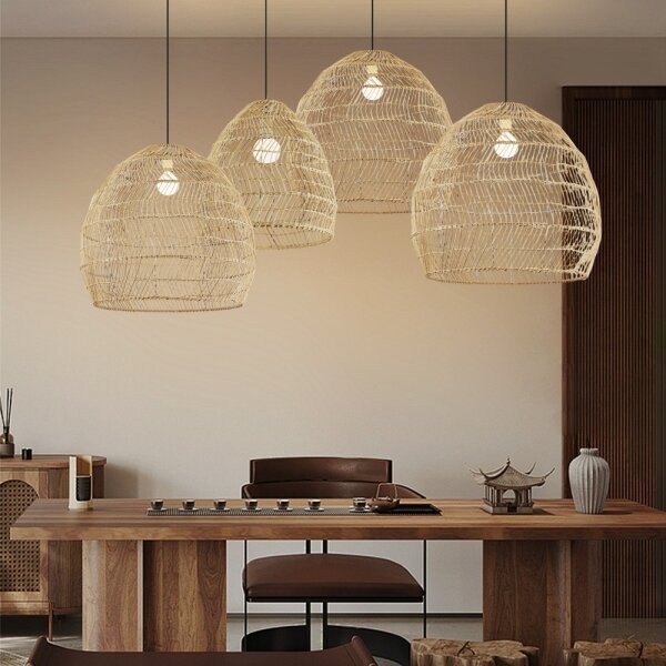 Immax 08261L - Závesný luster na lanku BOHO DELICADO 1xE27/40W/230V pr. 60 cm