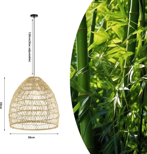 Immax 08260L - Luster na lanku BOHO DELICADO 1xE27/40W/230V pr. 38 cm