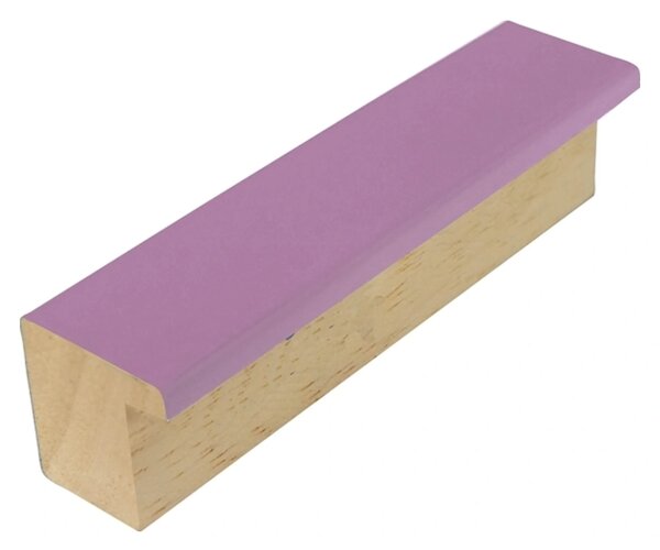 DANTIK rám na obraz 20x30 | PASTELKA světle fialová rovná (Sklo Čiré)