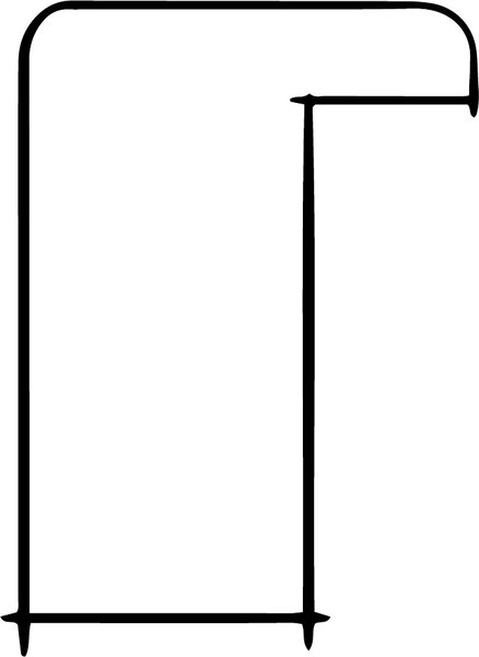 DANTIK rám na obraz 20x30 | GRAFIC bronz vysoká (Sklo Čiré)