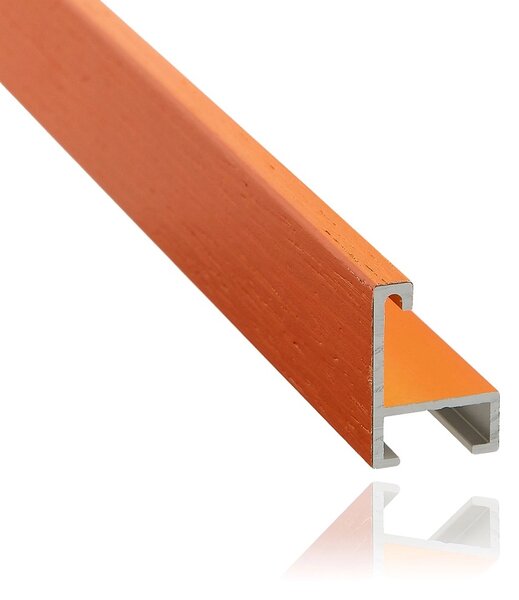 DANTIK rám na obraz 20x30 | ALU Dýha barevná oranžová (Sklo Čiré)