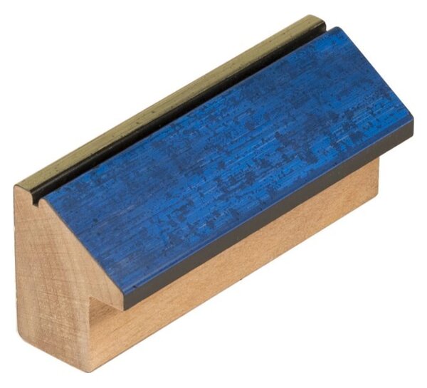 DANTIK rám na obraz 30x40 | INCLINATA colori modrá (Plexi Čiré)