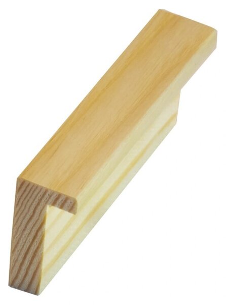 DANTIK - Zrkadlo v rámu, rozmer s rámom 40x60 cm z lišty KASSETTE jaseň malá (2864)