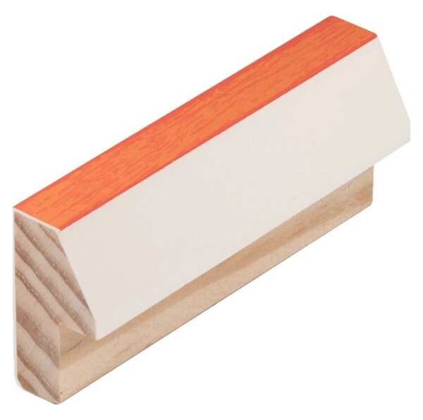 DANTIK rám na obraz 21x29,7 | EVOQUE oranžová (Sklo Čiré)