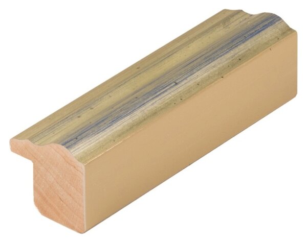 DANTIK - Zrkadlo v rámu, rozmer s rámom 60x100 cm z lišty Y-ka modrá linka (3131)