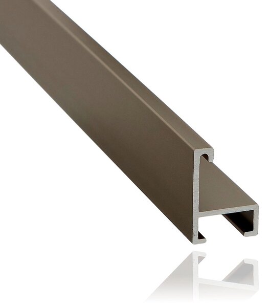 DANTIK rám na obraz 50x70 | ALU champagne (Plexi Čiré)