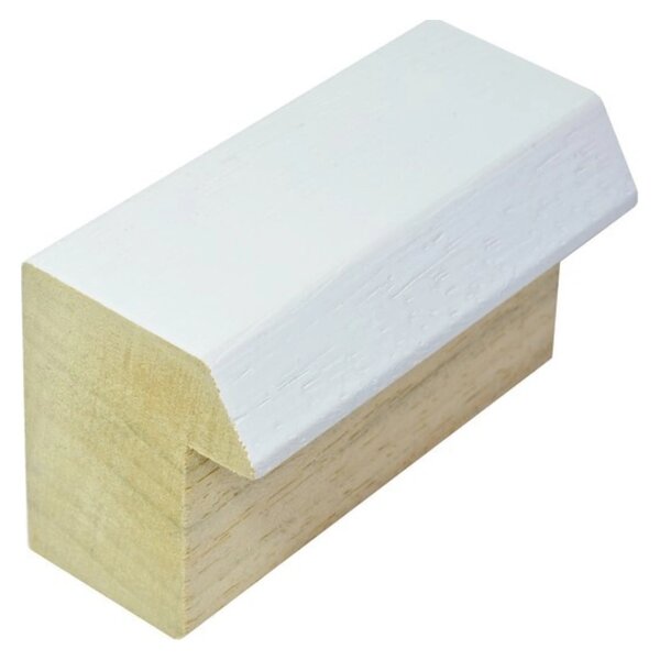 DANTIK rám na obraz 40x50 | WOODLINE bílá (Plexi Čiré)