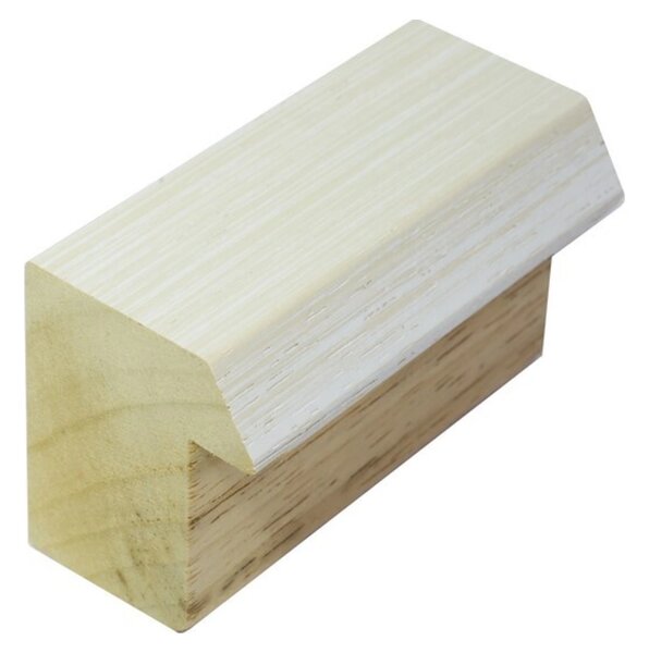 DANTIK rám na obraz 42x59,4 | WOODLINE bílá prodřená (Plexi Čiré)