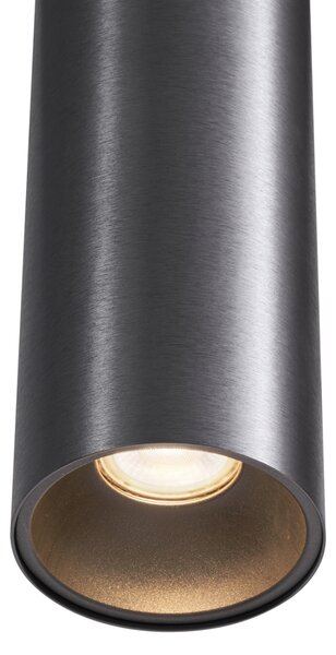 Moderné závesné svietidlo tmavosivé GU10 50 mm - Tubo