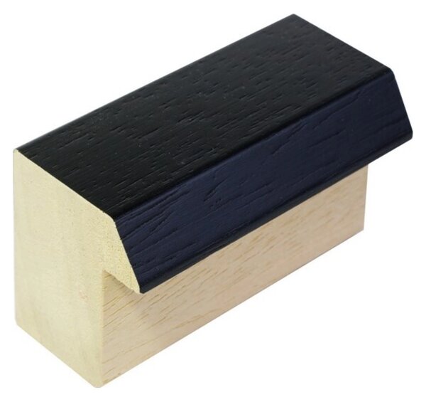 DANTIK rám na obraz 50x70 | WOODLINE černá (Plexi Čiré)