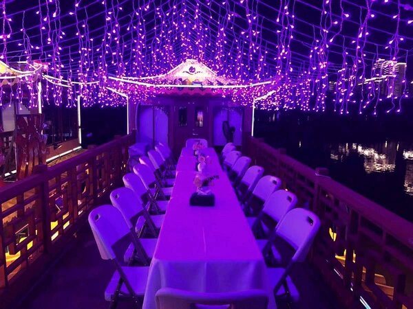 Vonkajší LED vianočný záves - fialový, 40m, 1500 LED, 8 programov, priehľadný kábel