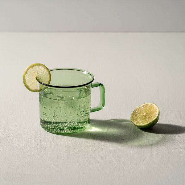 Muurla Hrnček Glass 0,35l, zelený